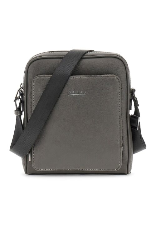 Geanta crossbody cu buzunar frontal cu fermoar Milano Top GUESS